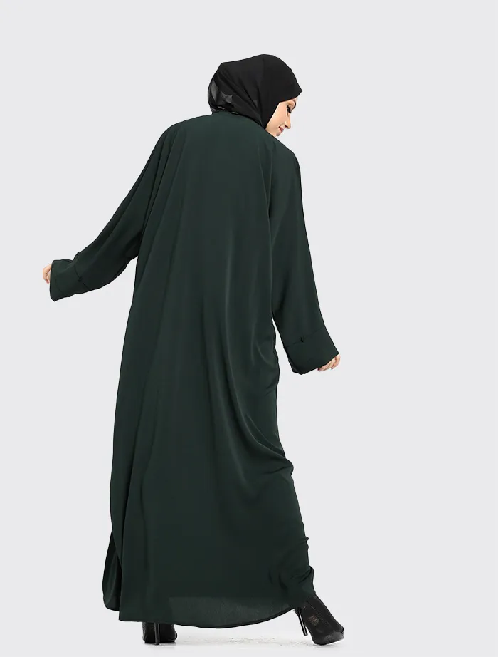 Bottle Green Zoya Abaya 
